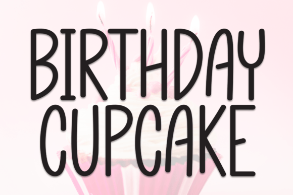 Birthday Cupecake: Strategic Typography for Brand Personality and Emotional Connection