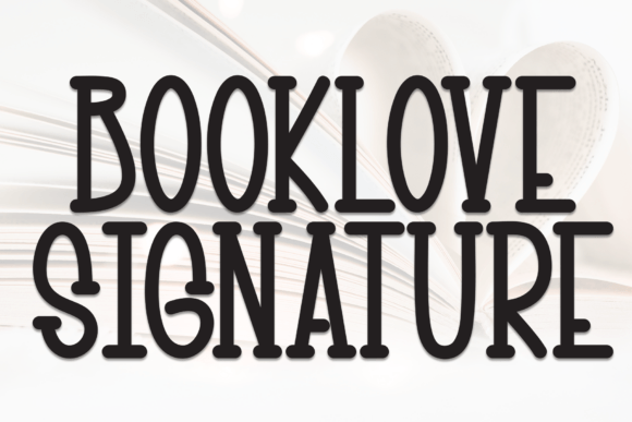 Booklove Signature: The Handwritten Font That Brings Personality to Your Designs