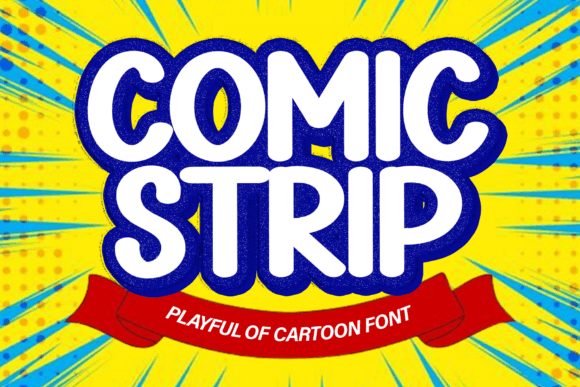Comic Strip: Strategic Typography for Authentic Brand Communication