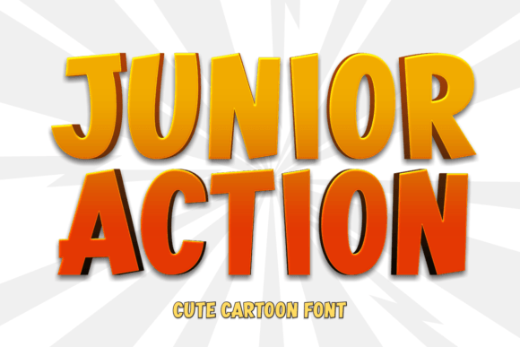 Junior Action: Strategic Typography for Playful Brand Positioning