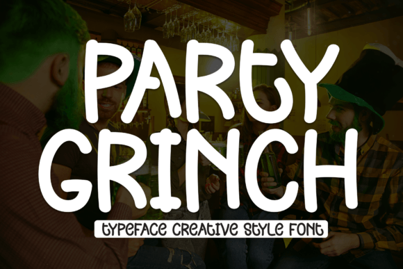 Party Grinch: The Bold Font for Festive Designs