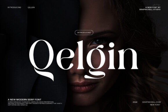 Qelgin: Elevating Design with Timeless Serif Elegance