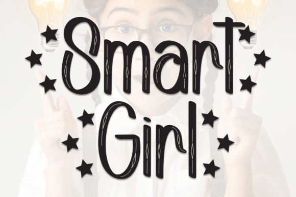 Smart Girl: A Playful Handwritten Font