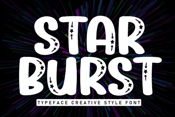 Star Burst: A Playful Display Font for Bold Designs